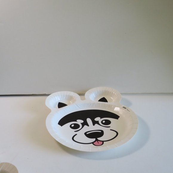 HUSKY DOG ZOO PALS Hefty paper plate (1 item) - Picture 3 of 4